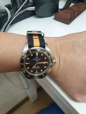 Фото покупателя: Швейцарские механические титановые наручные часы Certina DS Action Diver C032.607.48.051.00