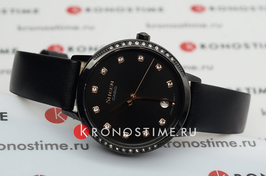 Часы Casio Sheen SHE-4056BL-1A — Япония, кварцевые