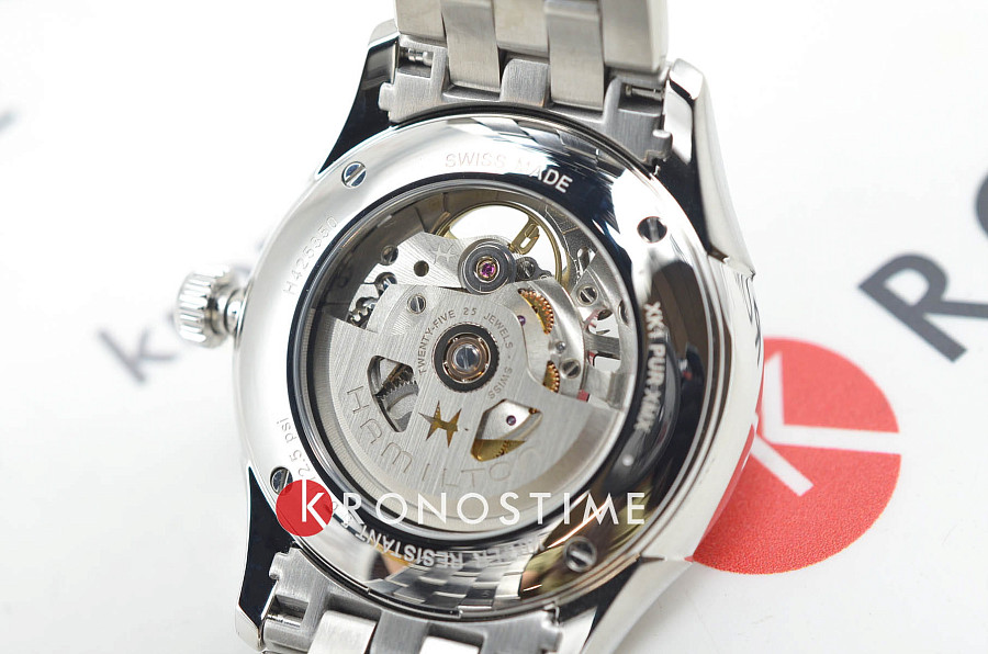 Часы Hamilton Jazzmaster Skeleton 40mm H42535160 — мужские, нержавеющая сталь
