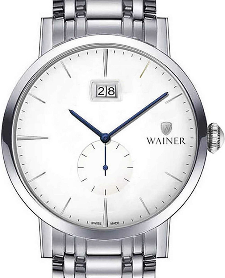 Часы Wainer WA.01881-E — кварцевые, металл сталь