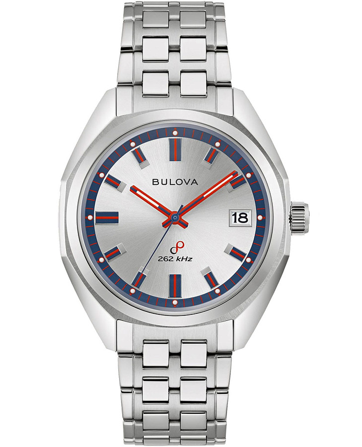 Часы Bulova Jet Star 96K112 — мужские, серебристый