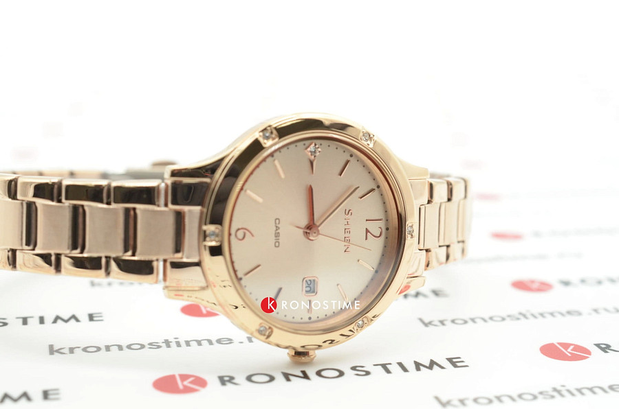 Часы Casio Sheen SHE-4533PG-4AUER — Япония, кварцевые