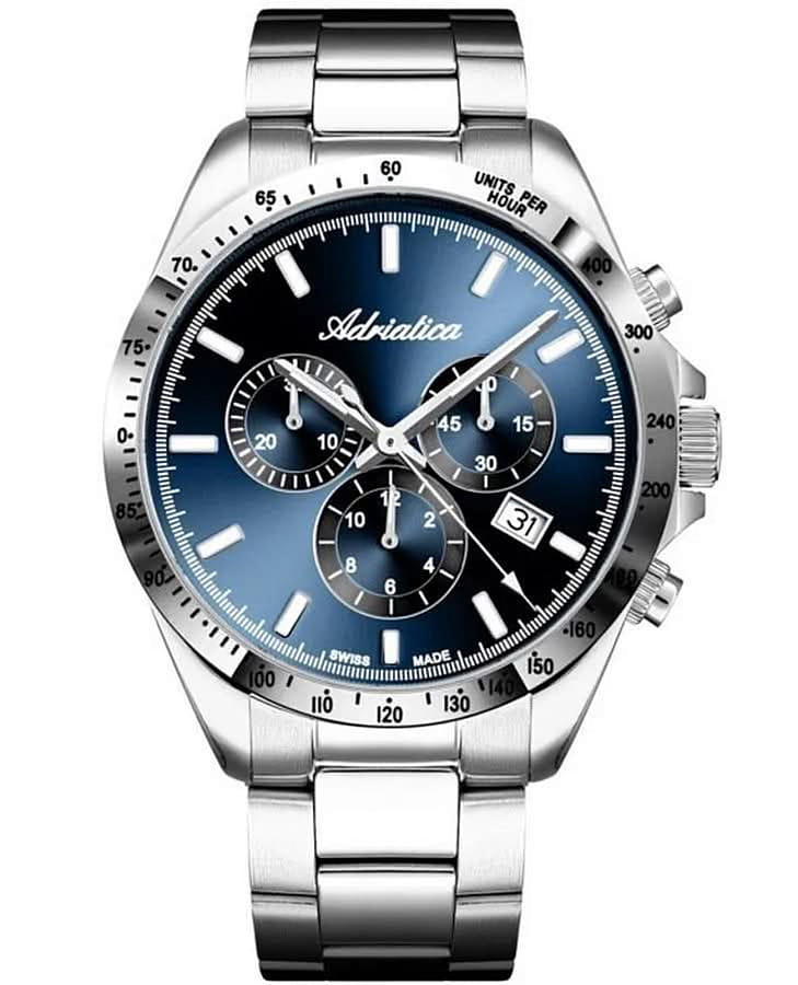 Часы Adriatica A1053.5115CHT — мужские, синий
