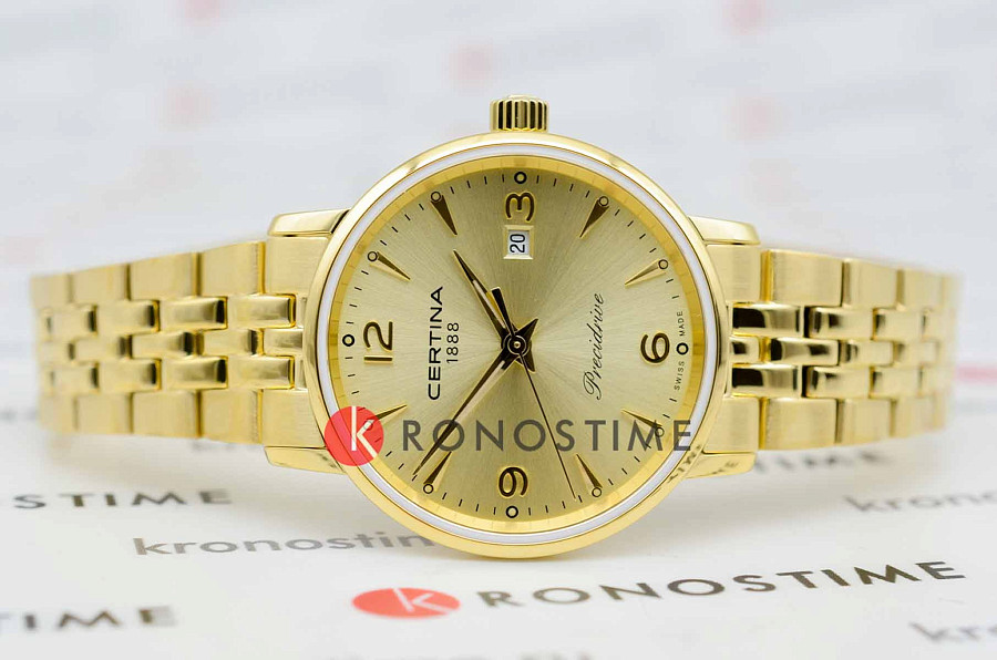Часы Certina DS Caimano Lady C035.210.33.367.00 — кварцевые, металл сталь
