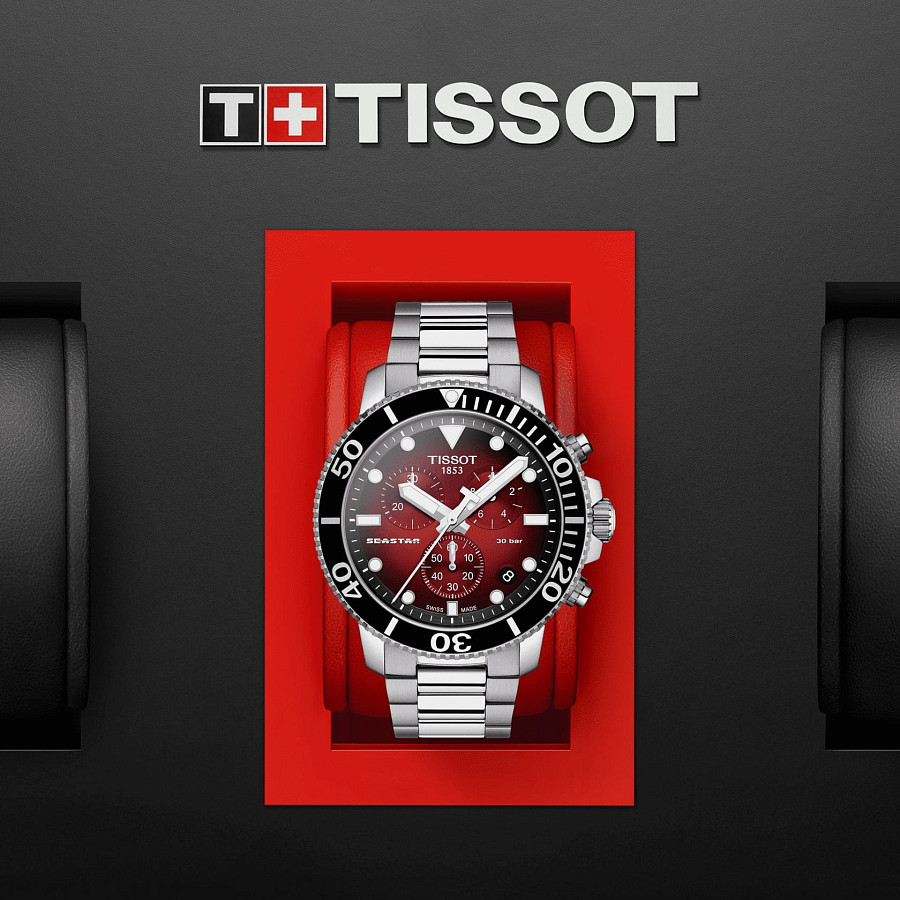 Часы Tissot Seastar 1000 Quartz Chronograph T120.417.11.421.00 — артикул T1204171142100