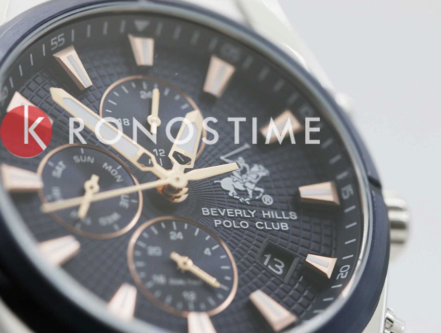 Часы Beverly Hills Polo Club BP3733X.390 — кварцевые, металл сталь