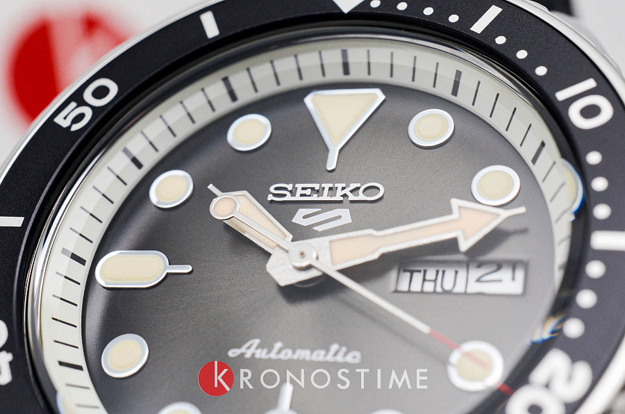 Часы Seiko 5 Sports SRPD95 — мужские, силикон