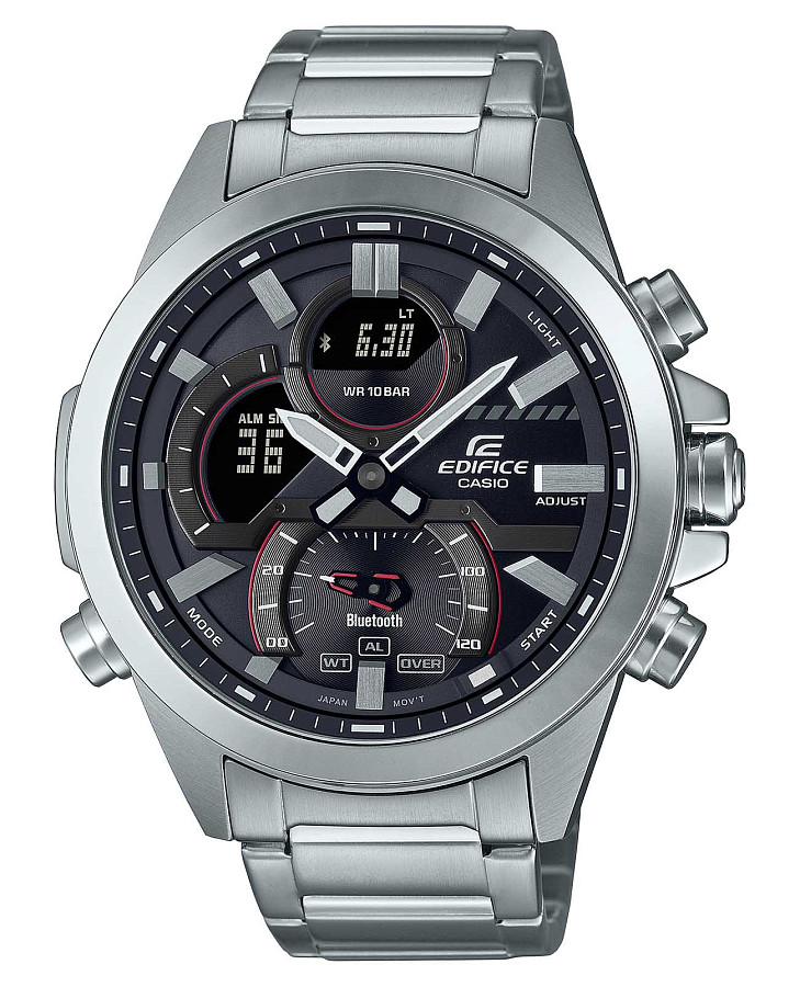 Часы Casio Edifice ECB-30D-1ADF (ECB-30D-1A) — мужские, серый