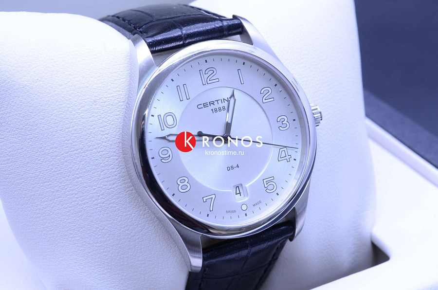 Часы Certina C022.410.16.030.00 — мужские, кожаный