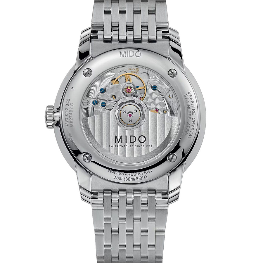 Часы Mido Baroncelli Heritage M027.407.11.051.00 — механические, сталь металл