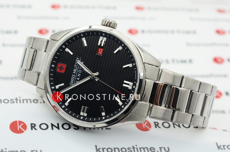 Часы Swiss Military Hanowa Roadrunner SMWGH2200101 — кварцевые, сталь металл