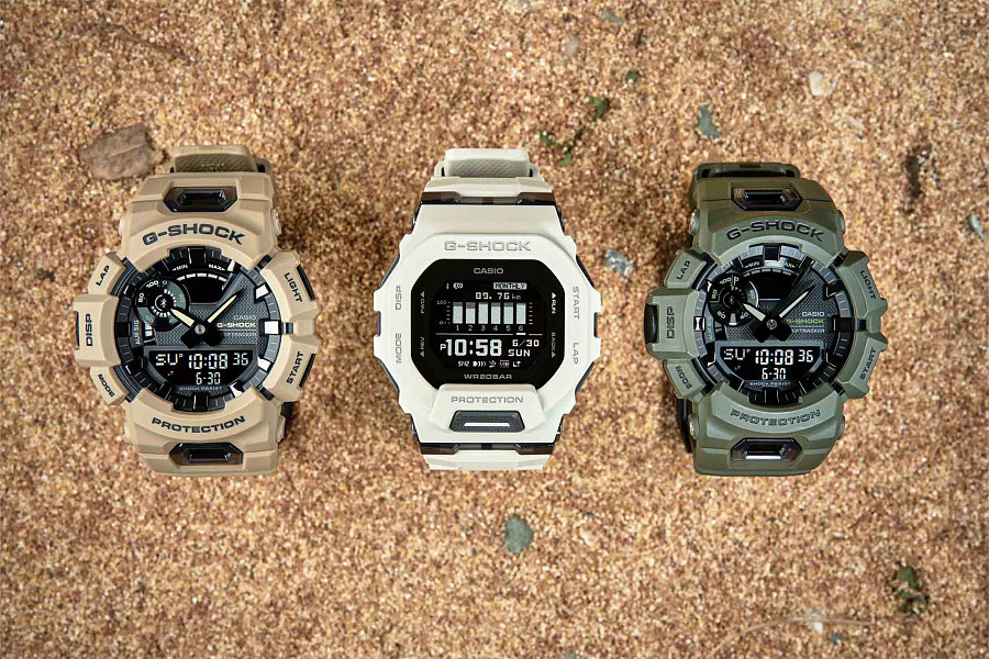 Часы Casio G-Shock GBA-900UU-3ADR (GBA-900UU-3A) — мужские, полимер