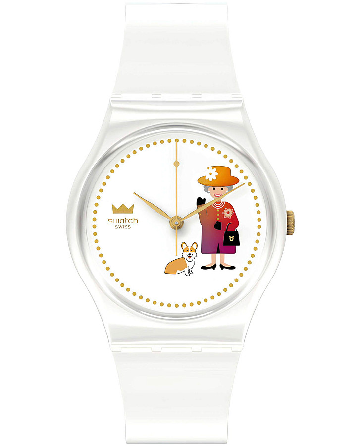 Часы Swatch Gent Standard GZ711 — мужские, белый