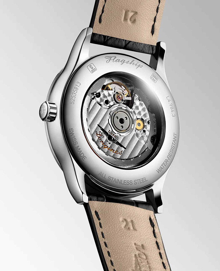 Часы Longines Flagship L4.984.4.59.2 — механические, металл сталь