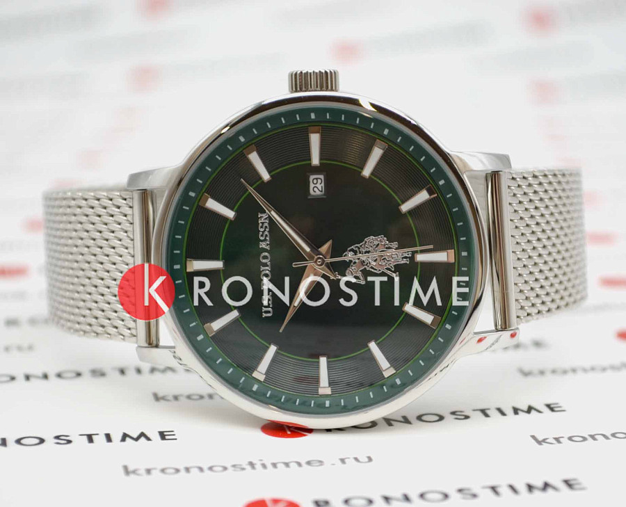 Часы U.S. Polo Assn. Fundamental USPA1070-01 — нержавеющая сталь, мужские