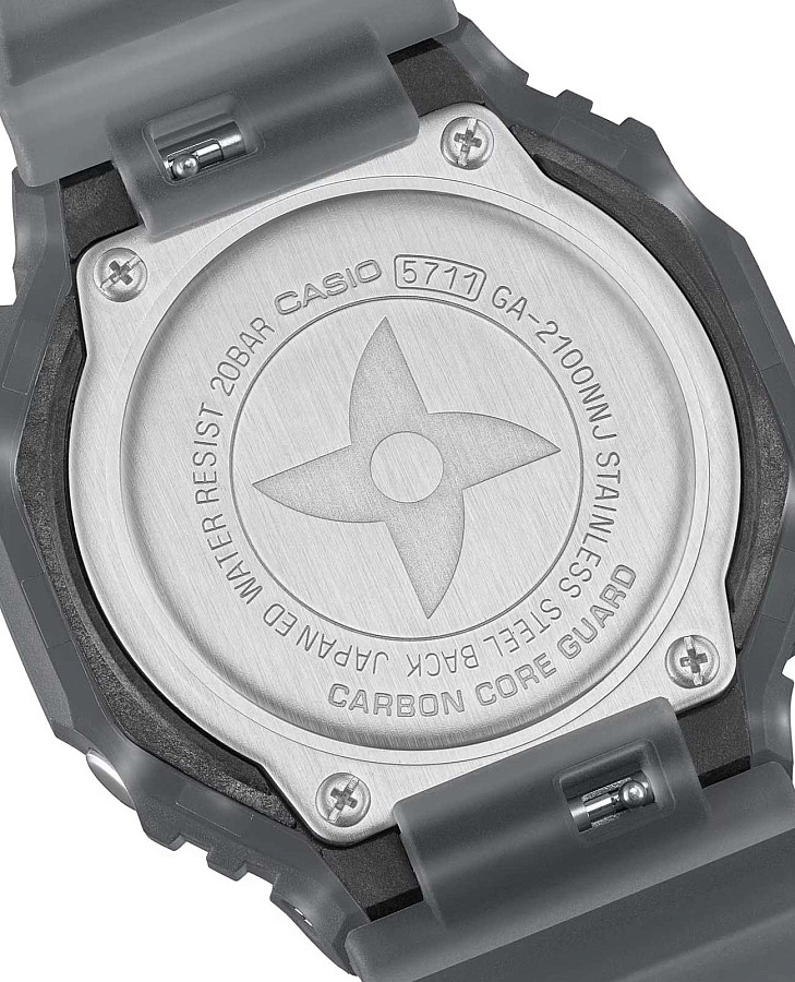 Часы Casio G-Shock GA-2100NNJ-8A — электронные, пластик карбон