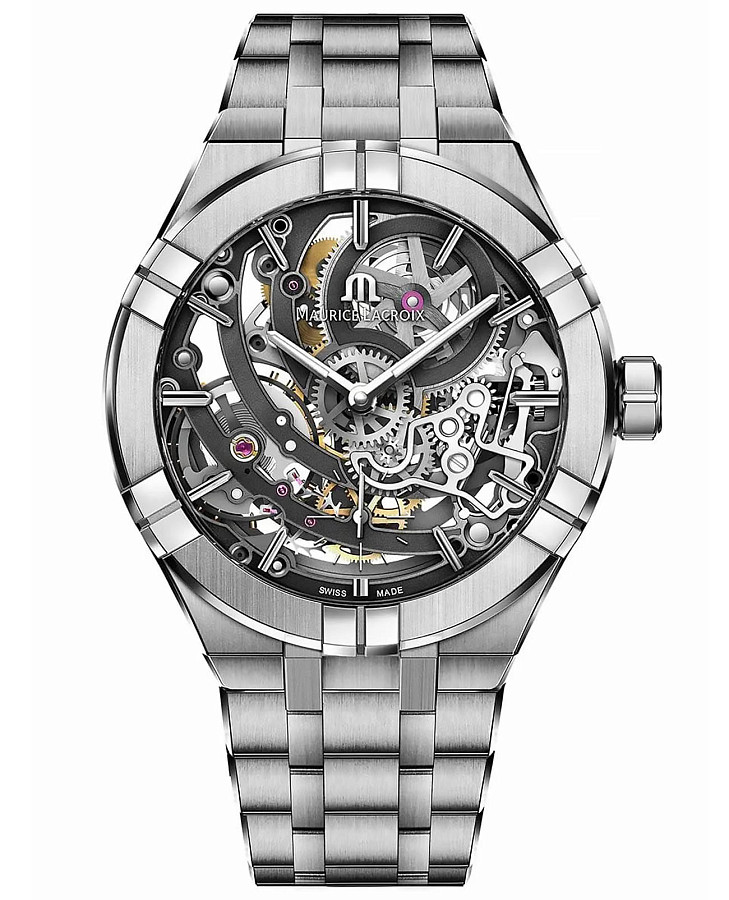 Часы Maurice Lacroix Aikon Automatic Skeleton AI6028-SS002-030-1 — мужские