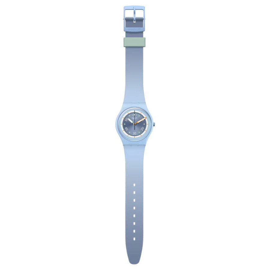 Часы Swatch Gent Bioceramic Standard SO31L100 — голубой, биокерамика
