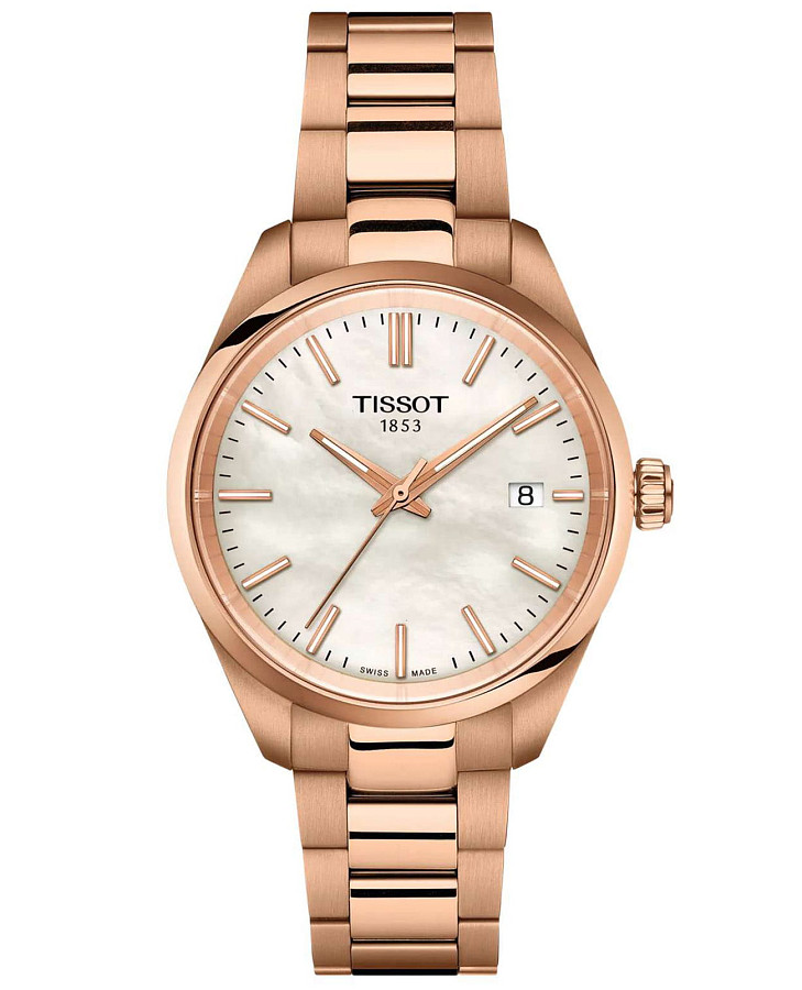 Часы Tissot T-Classic PR 100 34mm T150.210.33.111.00 — женские, бежевый