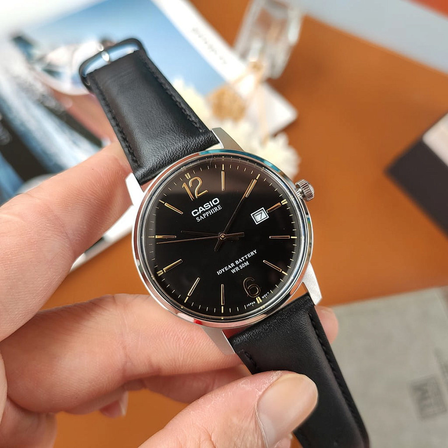Часы Casio Collection MTS-110L-1A — кварцевые, Япония, мужские