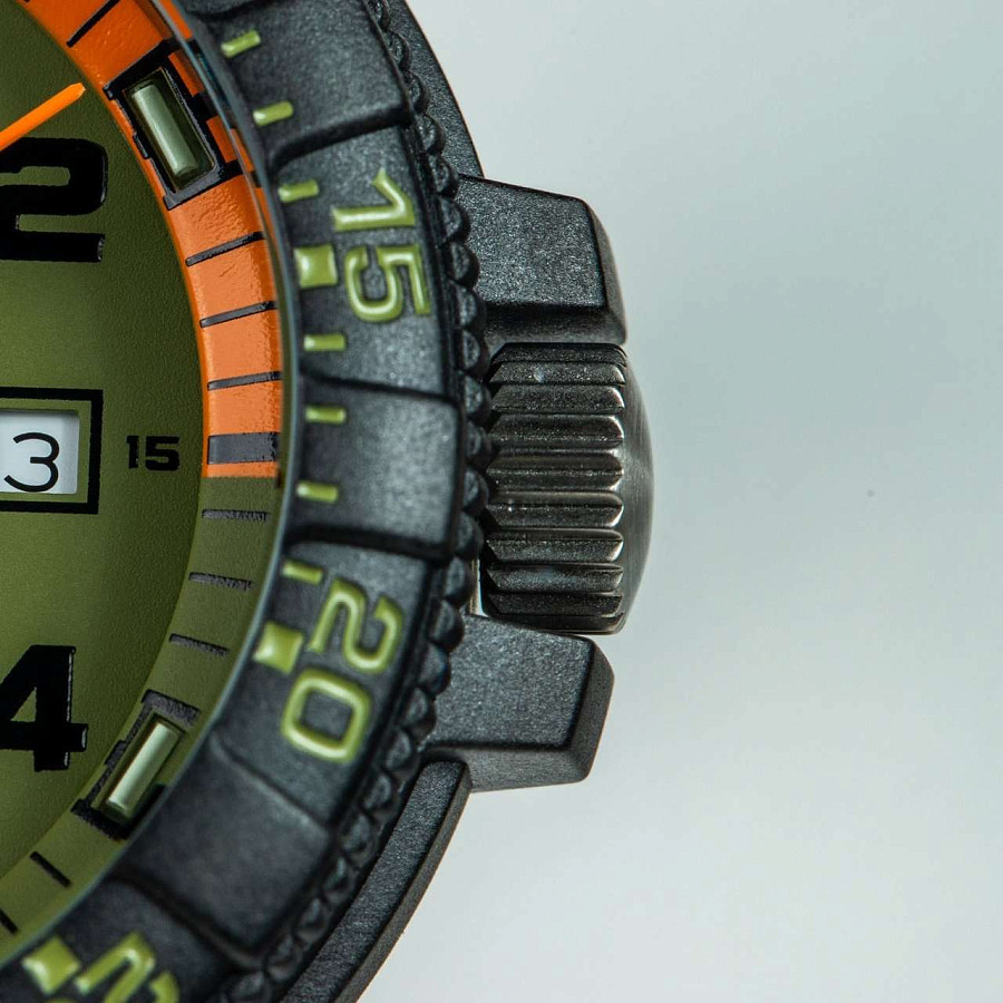 Часы Luminox Leatherback Sea Turtle XS.0337 — зеленый, карбон пластик