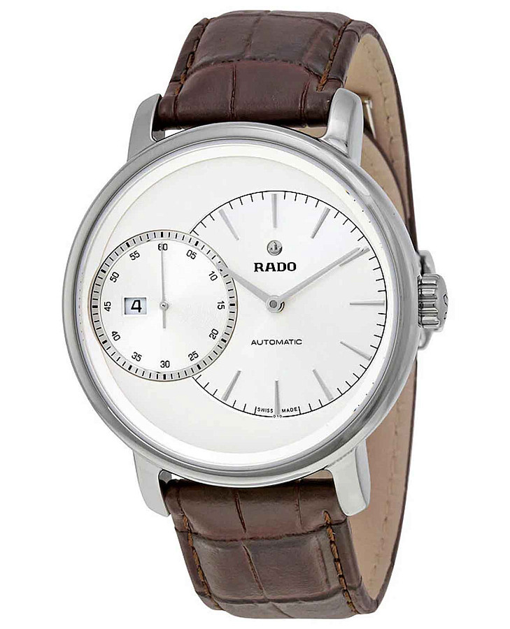 Часы Rado Diamaster Automati Grande Seconde R14129106 — мужские, кожаный