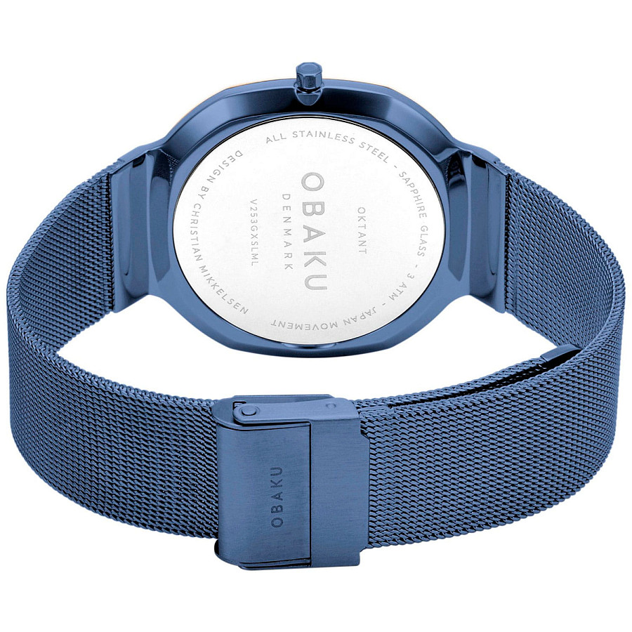 Часы Obaku Oktant V253GXSLML — кварцевые, Дания, мужские