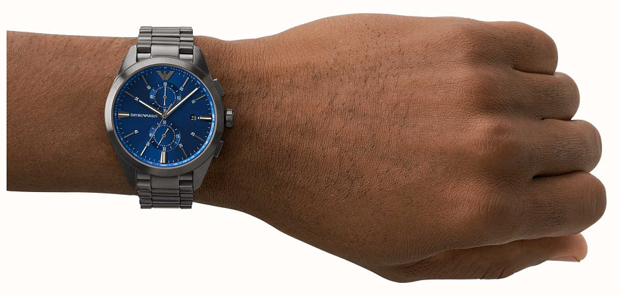 Часы Emporio Armani Claudio AR11481 — сталь с ip покрытием, мужские