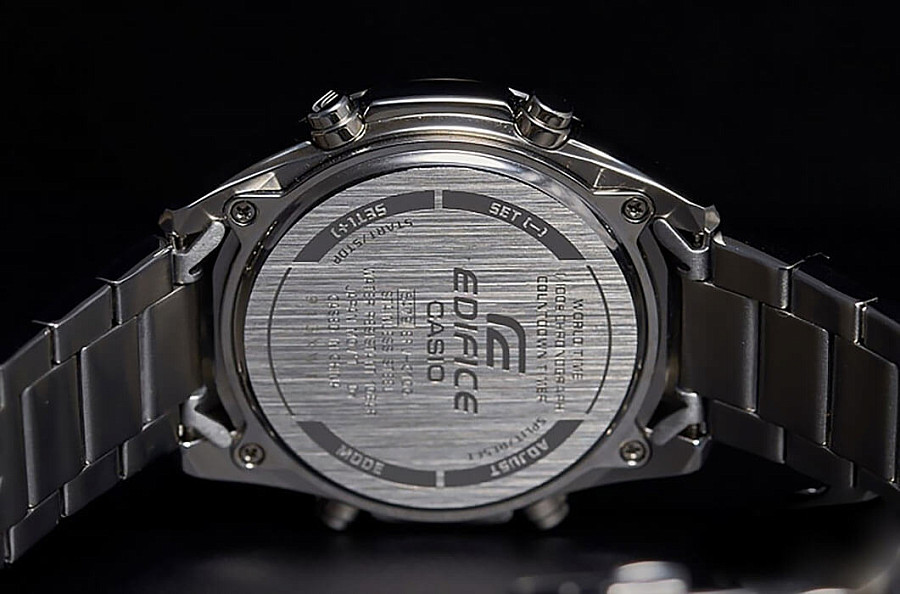Часы Casio Edifice EFV-C100D-1AVDF (EFV-C100D-1A) — нержавеющая сталь, мужские