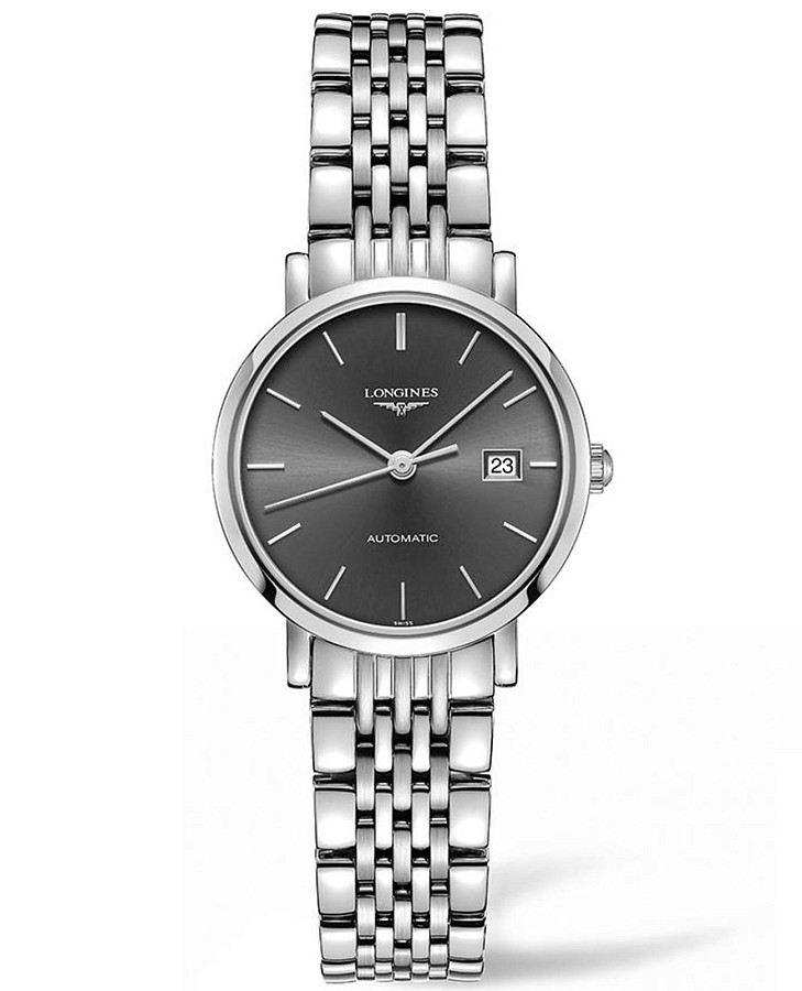 Часы Longines Elegant Collection L4.310.4.72.6 — женские, серый