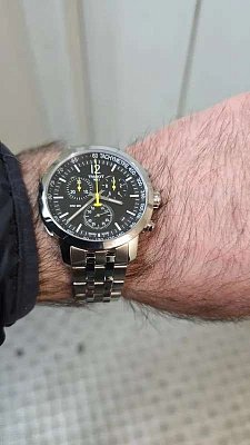 Фото покупателя: Швейцарские наручные часы Tissot PRC 200 Chronograph T114.417.11.057.00 с хронографом