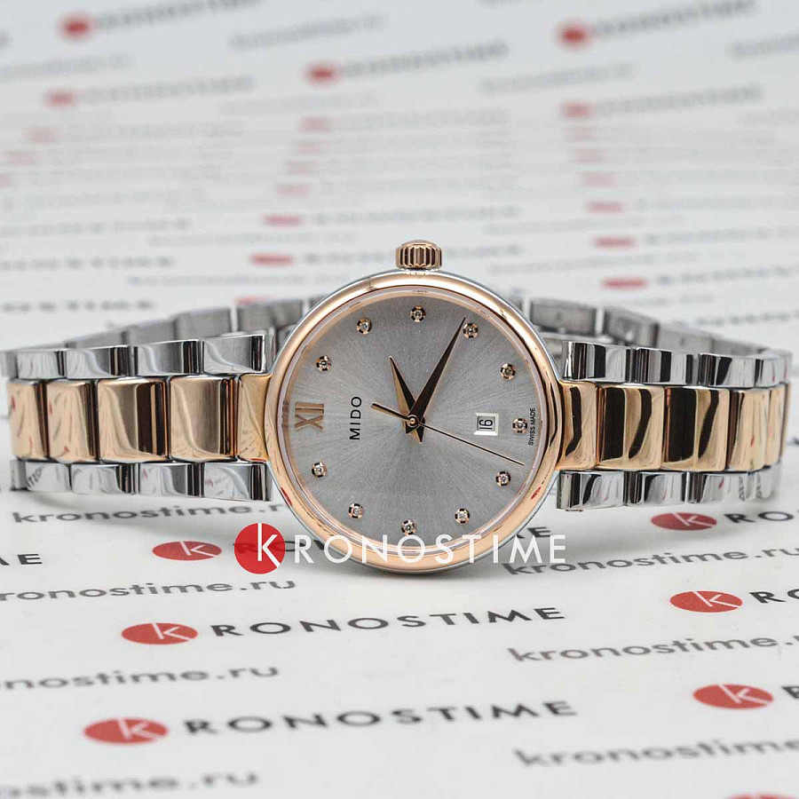 Часы Mido Baroncelli Donna M022.210.22.036.00 — кварцевые, металл сталь