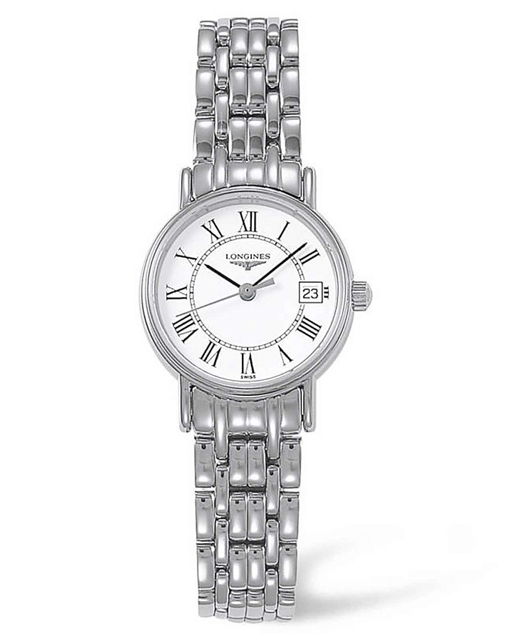 Часы Longines Presence L4.319.4.11.6 — женские, белый