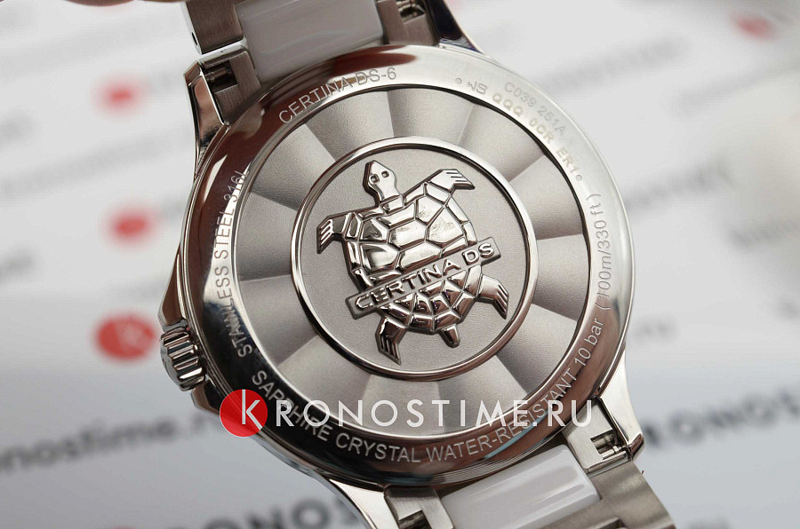 Часы Certina DS-6 Lady C039.251.11.017.00 — сталь металл, Швейцария