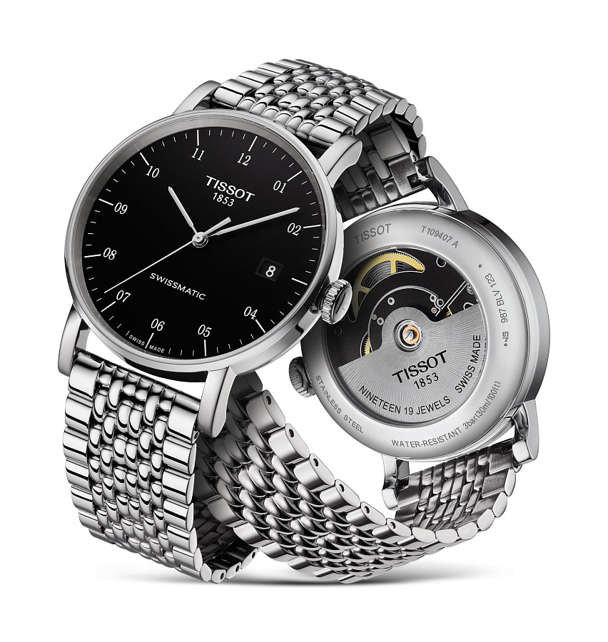 Часы Tissot Everytime Swissmatic T109.407.11.052.00 — механические, сталь