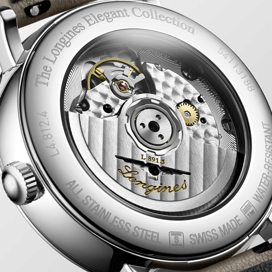 Часы Longines Elegant Collection L4.812.4.11.2 — женские, серый
