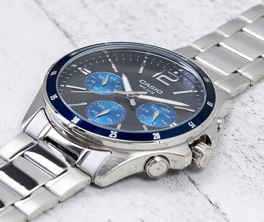 Часы Casio Collection MTP-1374D-2AVDF (MTP-1374D-2A) — артикул MTP-1374D-2A, мужские