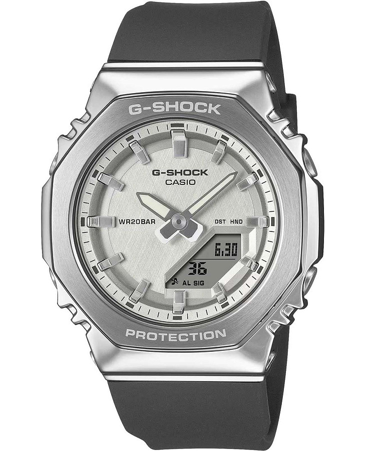 Часы Casio G-Shock S-series GM-S2110-1A7 — мужские, серебристый