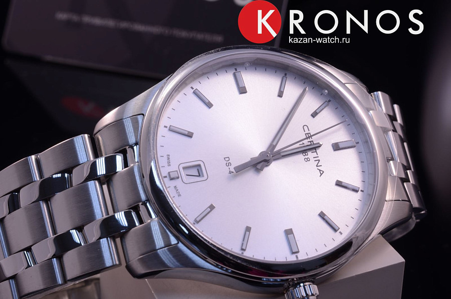 Часы Certina C022.610.11.031.00 — кварцевые, сталь металл