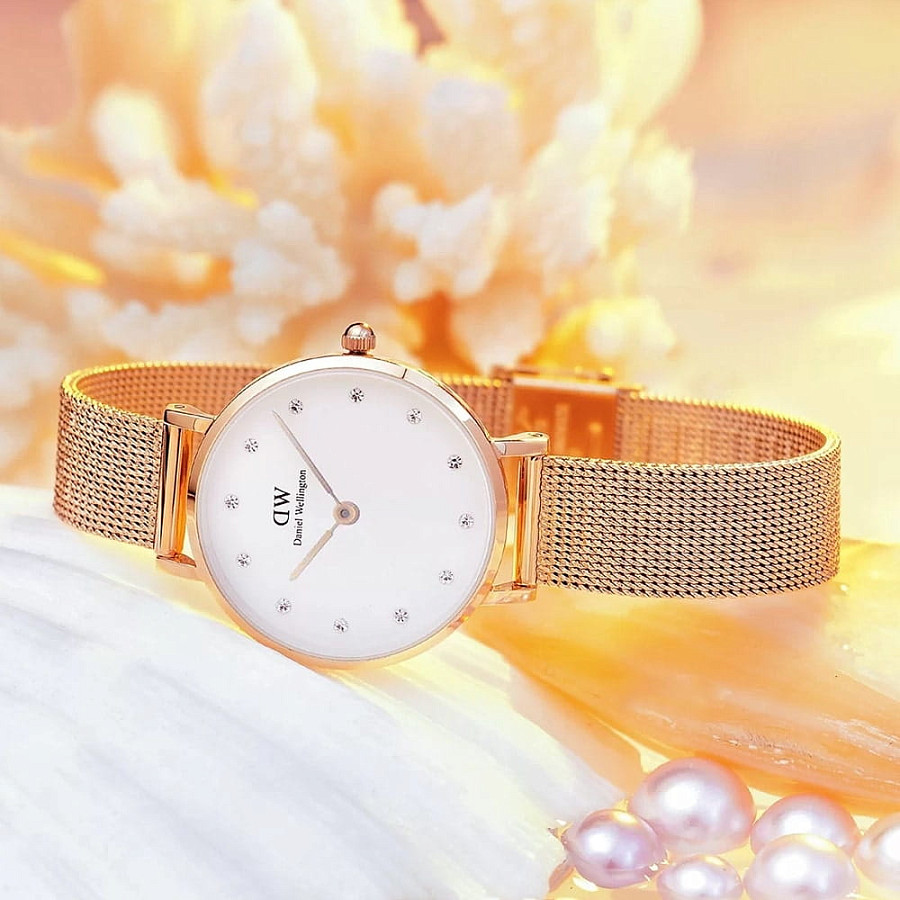 Часы Daniel Wellington Petite Lumine Pressed Melrose DW00100528 — Швеция, кварцевые
