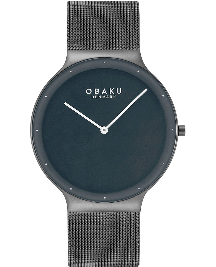 Часы Obaku Ultra Slim V307GXUUMU — мужские, черный