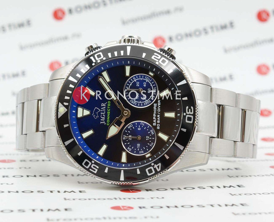 Часы Jaguar Connected J888/6 — кварцевые, сталь металл