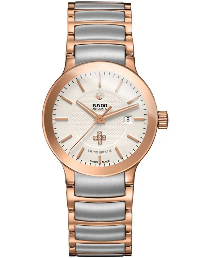 Часы Rado Centrix R30183703 — женские, шампань