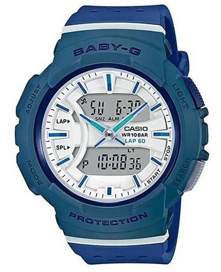 Часы Casio Baby-G BGA-240-2A2 — женские, белый