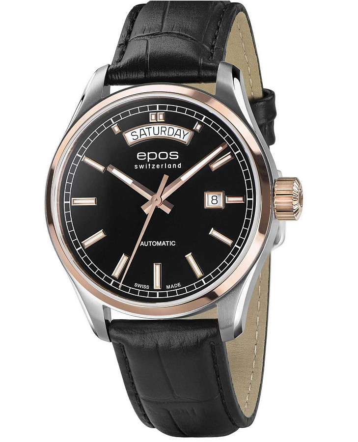 Часы Epos Passion 3501.142.34.95.25 — мужские, черный