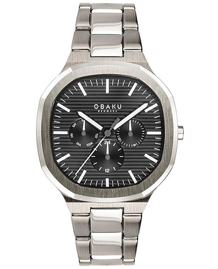 Часы Obaku Oktant V275GMCBSC — мужские, черный