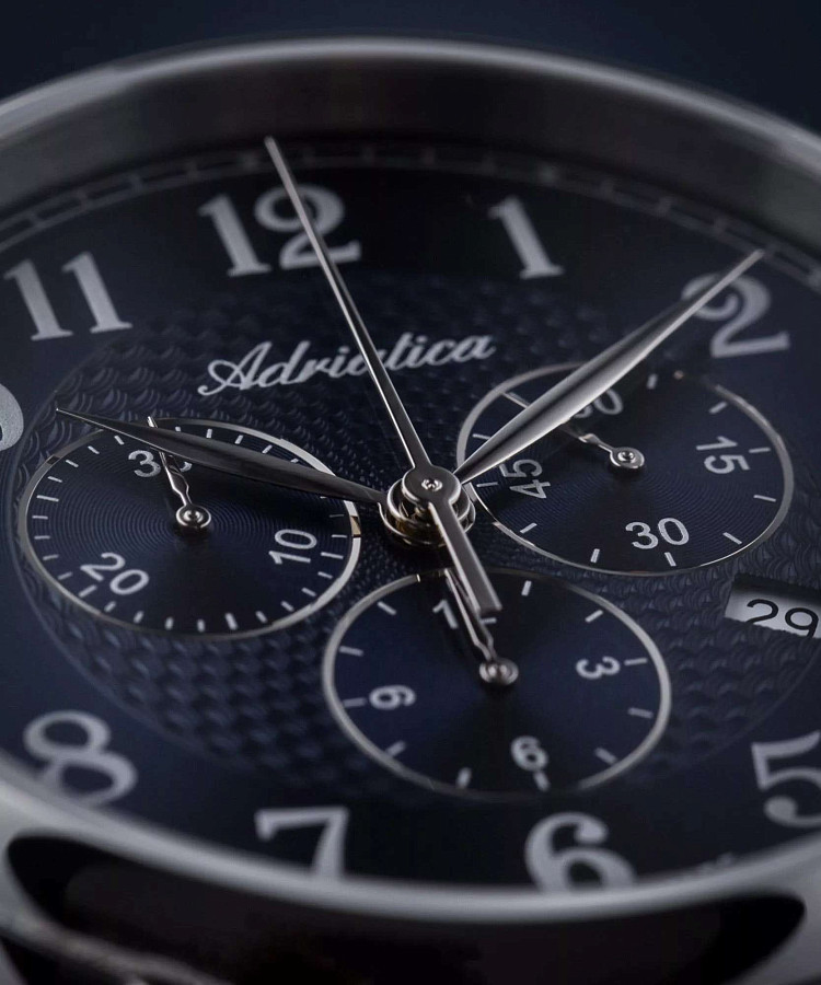 Часы Adriatica A8256.5225CH — кожаный, мужские