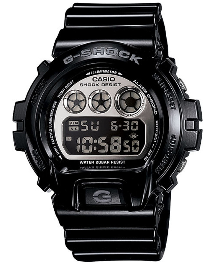 Часы Casio G-Shock DW-6900NB-1DR (DW-6900NB-1E) — мужские, серебристый