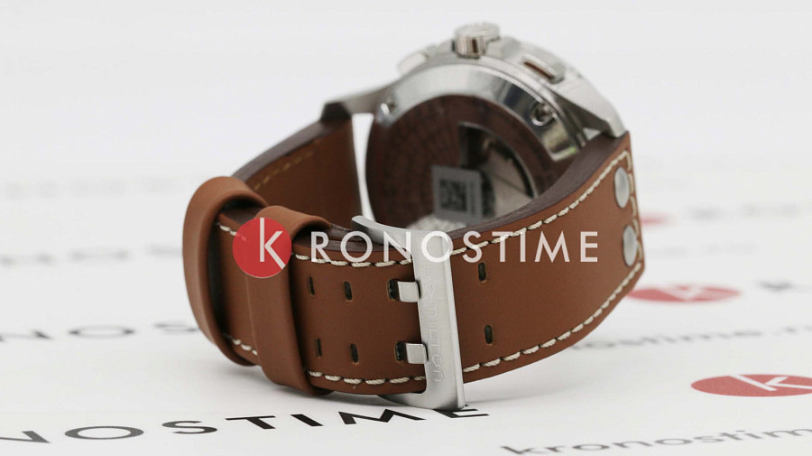 Часы Hamilton Khaki Aviation X Wind Day Date Auto Chrono H77616533 — черный, Швейцария