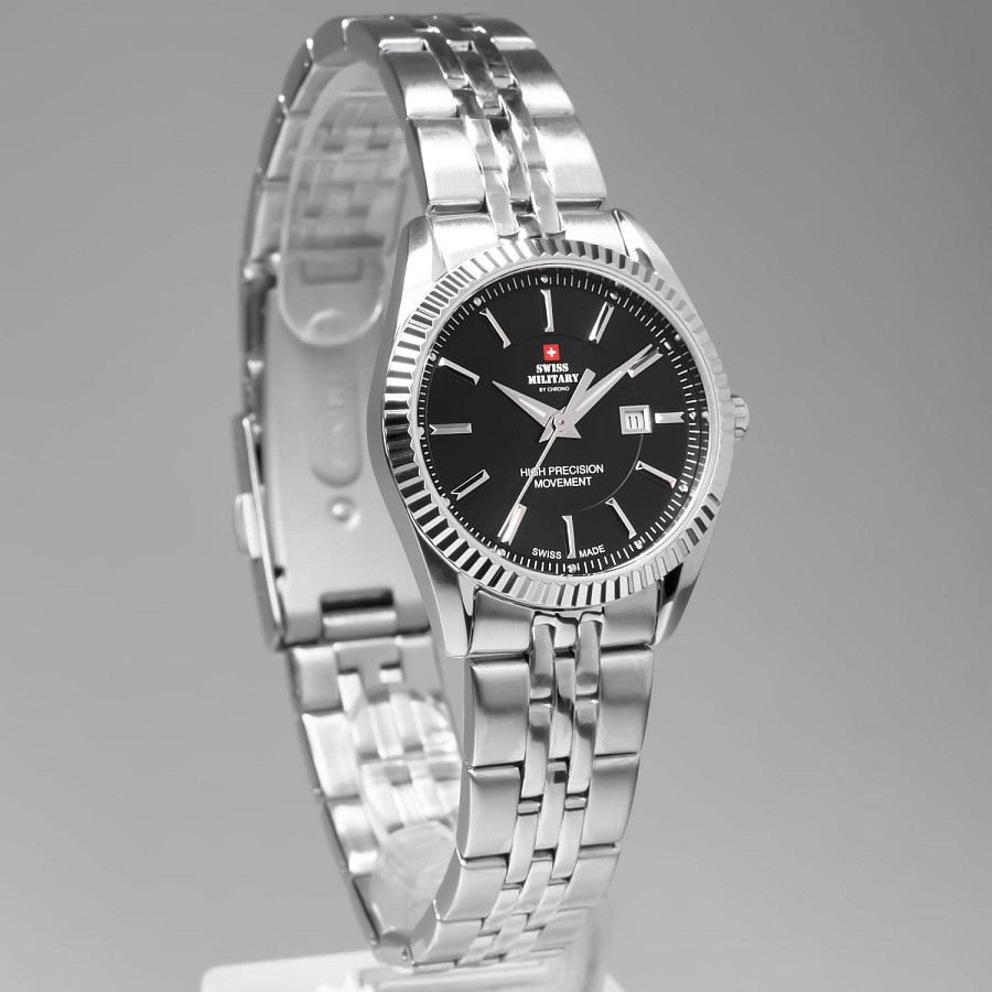 Часы Swiss Military by Chrono Сверхточные SM34066.01 — кварцевые, металл